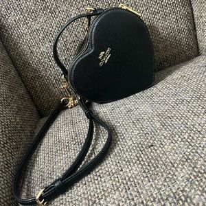 Coach heart purse